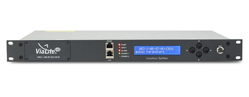 ViaLiteHD GNSS splitter with up to 32 optical connections