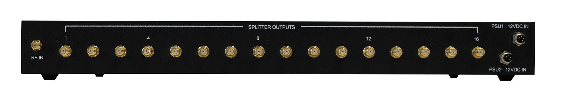 GNSS/GPS 16 port active splitter rear view