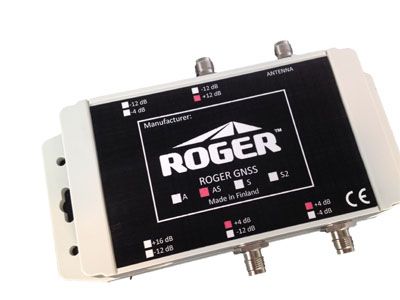 Roger GPS amplifier/splitter unit (IP67 waterproof)