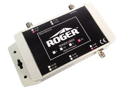 ROGER-GPS 1:2 splitter in IP67 enclosure