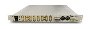 Digital GPS repeater indoor unit, two redundant optical fibre inputs, 16 SMA RF outputs Microlab GPSR116 Indoor head end unit