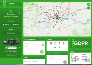 A GPS repeater in underground transport stations ensure real time data is up to date